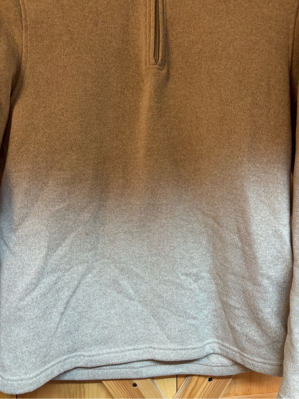 Izod Light Gray Half-Zip Sweater Mens size large - Picture 2 of 6
